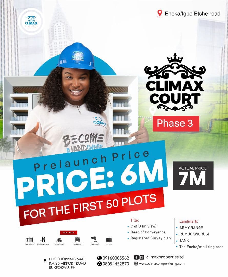 Climax Court Phase 3 Now Selling at Prelaunch Price for just 50 plots.